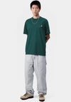 Carhartt WIP American Script T-Shirt, Dark Green