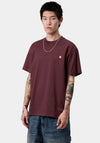 Carhartt WIP American Script T-Shirt, Wine