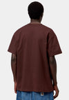 Carhartt WIP American Script T-Shirt, Wine