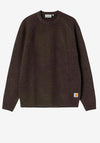 Carhartt WIP Anglistic Speckled Jumper, Brown