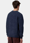 Carhartt WIP Anglistic Speckled Jumper, Navy