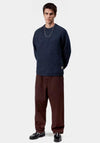Carhartt WIP Anglistic Speckled Jumper, Navy