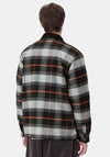 Carhartt WIP Baris Check Overshirt, Grey Heather & Black