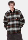 Carhartt WIP Baris Check Overshirt, Grey Heather & Black