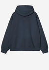 Carhartt WIP Benton Full Zip Hoodie, Carbon Blue
