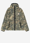 Carhartt WIP Blevin Camo Hooded Fleece, Green