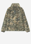 Carhartt WIP Blevin Camo Hooded Fleece, Green