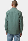 Carhartt WIP Bolton Oxford Shirt, Silver Pine Green