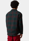 Carhartt WIP Brennan Check Overshirt, Teal & Wine