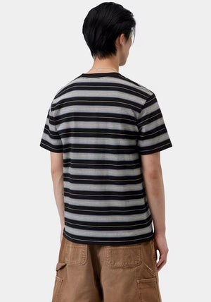 Carhartt WIP Bronson Stripe T-Shirt, Black