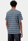 Carhartt WIP Bronson Stripe T-Shirt, Ice Blue