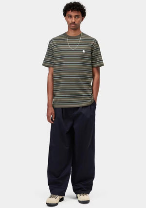 Carhartt WIP Bronson Stripe T-Shirt, Green