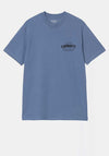 Carhartt WIP Catalogue C Logo T-Shirt, Blue Iris