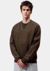 Carhartt WIP Chase Crew Neck Sweatshirt, Tobacco Brown