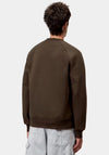 Carhartt WIP Chase Crew Neck Sweatshirt, Tobacco Brown