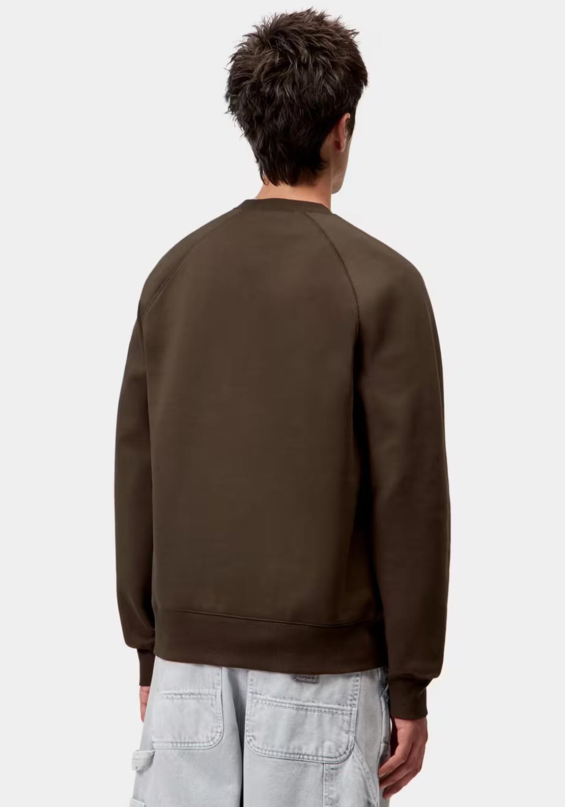Carhartt WIP Chase Crew Neck Sweatshirt, Tobacco Brown