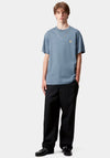 Carhartt WIP Chase Crew Neck T-Shirt, Blue
