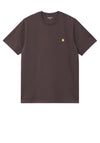 Carhartt WIP Chase Crew Neck T-Shirt, Brown