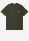 Carhartt WIP Chase Crew Neck T-Shirt, Olive Green