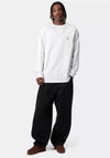 Carhartt WIP Chase Long Sleeve T-Shirt, White