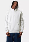 Carhartt WIP Chase Quarter Zip Sweatshirt, Ash Heather Grey