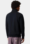 Carhartt WIP Chase Quarter Zip Sweatshirt, Dark Navy