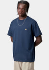 Carhartt WIP Chase Crew Neck T-Shirt, Dark Blue