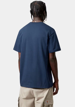 Carhartt WIP Chase Crew Neck T-Shirt, Dark Blue