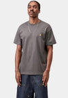 Carhartt WIP Chase Crew Neck T-Shirt, Grey