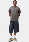 Carhartt WIP Chase Crew Neck T-Shirt, Grey