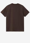 Carhartt WIP Chase Crew Neck T-Shirt, Tobacco Brown