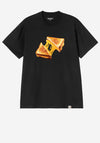 Carhartt WIP Cheese Toast T-Shirt, Black