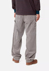 Carhartt WIP Corduroy Single Knee Work Trousers, Misty Grey