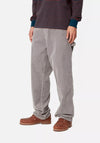 Carhartt WIP Corduroy Single Knee Work Trousers, Misty Grey