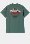 Carhartt WIP Crab Paint T-Shirt, Silver Pine Green