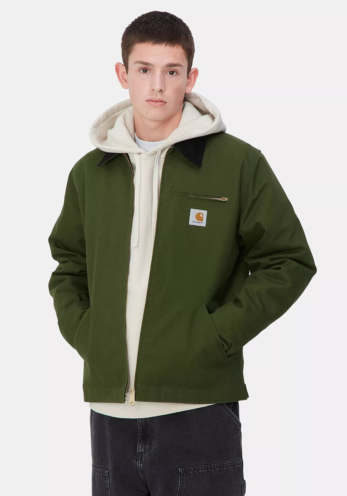 Carhartt WIP Detroit Jacket, Green - McElhinneys