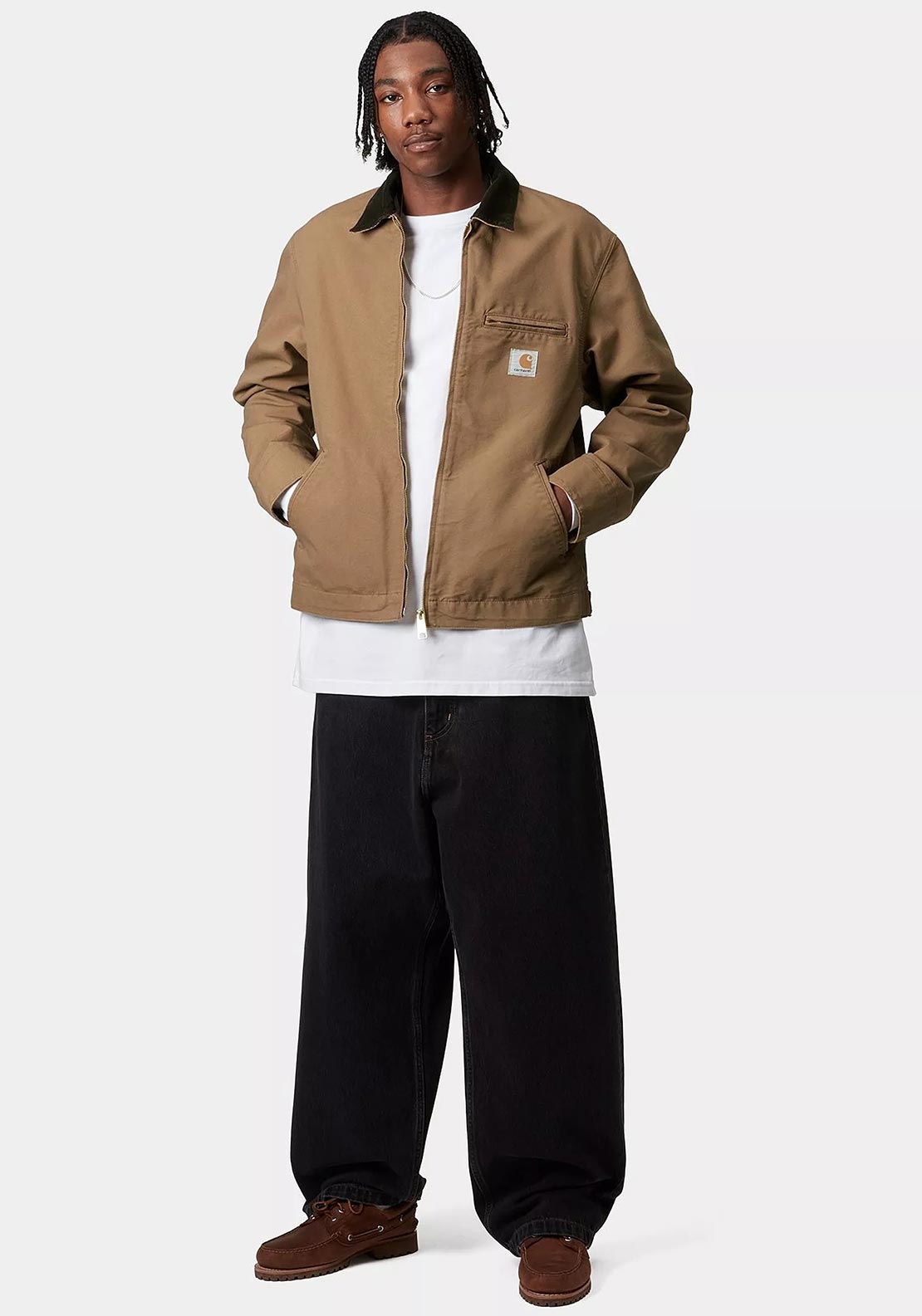 Carhartt WIP Detroit Summer Jacket, Brown - McElhinneys