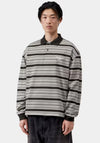 Carhartt WIP Devitt Stripe Rugby Shirt, Grey