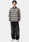 Carhartt WIP Devitt Stripe Rugby Shirt, Grey
