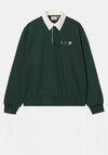 Carhartt WIP Flags Rugby Sweatshirt, Conifer Green