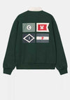 Carhartt WIP Flags Rugby Sweatshirt, Conifer Green