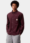 Carhartt WIP Flint Corduroy Shirt, Wine