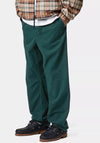 Carhartt WIP Flint Tapered Trousers, Dark Green