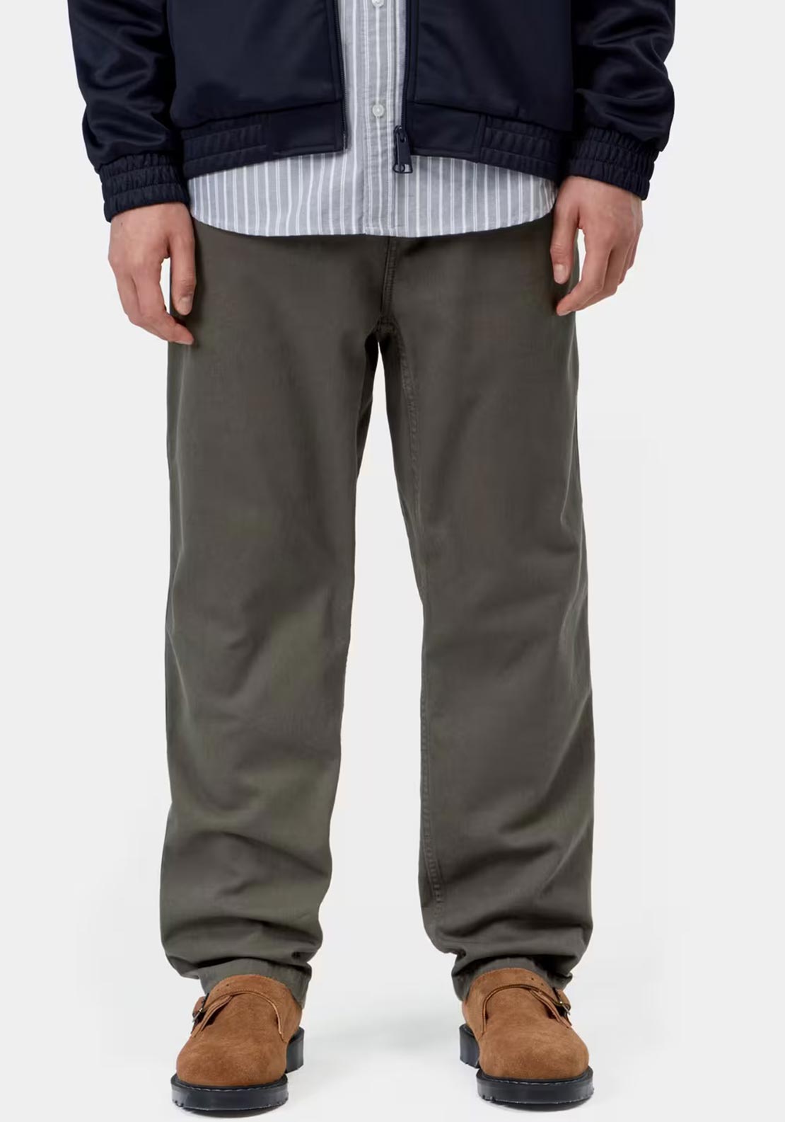 Carhartt WIP Flint Tapered Trousers, Shungite Green