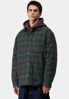 Carhartt WIP Gargan Check Overshirt, Dark Green Multi