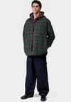 Carhartt WIP Gargan Check Overshirt, Dark Green Multi