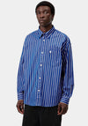 Carhartt WIP Gowan Stripe Shirt, Lapis Blue