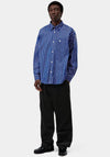 Carhartt WIP Gowan Stripe Shirt, Lapis Blue