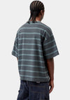 Carhartt WIP Hanson Stripe T-Shirt, Kale Green