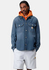 Carhartt WIP Harvey Denim Shirt Jacket, Dark Blue Wash